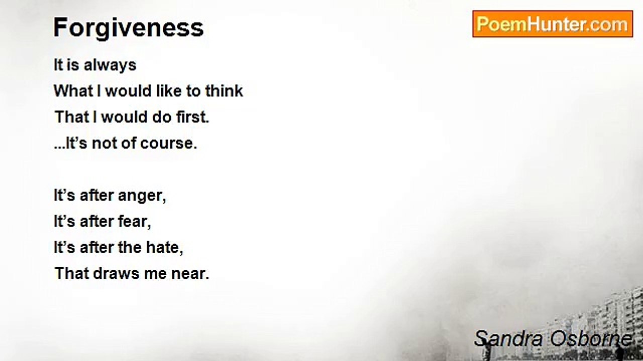 Sandra Osborne - Forgiveness