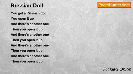 Pickled Onion - Russian Doll