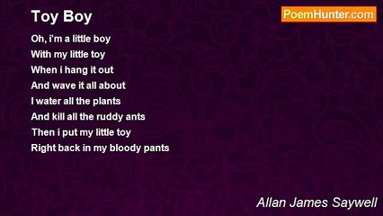 Allan James Saywell - Toy Boy