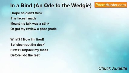 Chuck Audette - In a Bind (An Ode to the Wedgie)