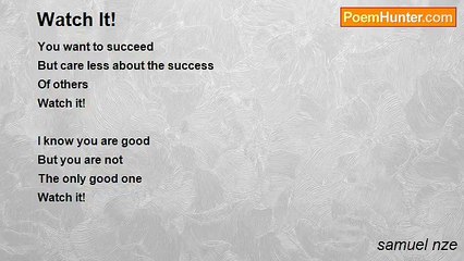 samuel nze - Watch It!