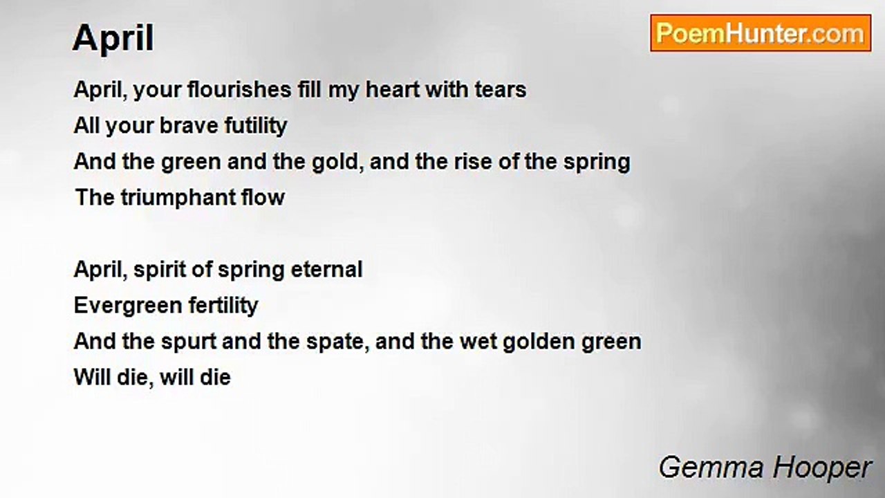 Gemma Hooper - April