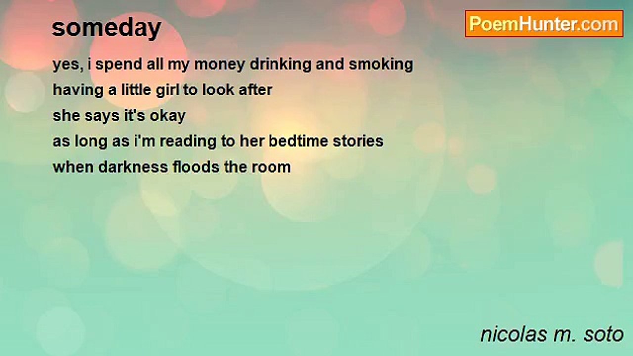 nicolas m. soto - someday