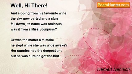 Herbert Nehrlich - Well, Hi There!