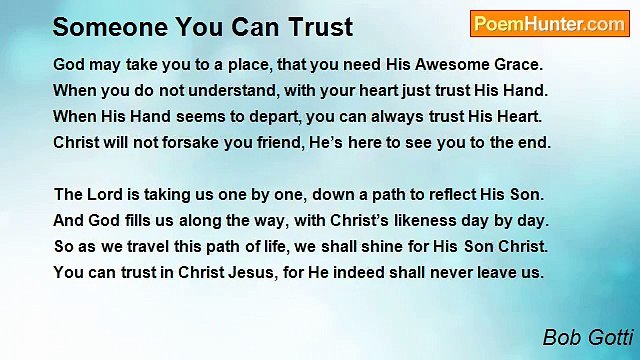 Bob Gotti - Someone You Can Trust