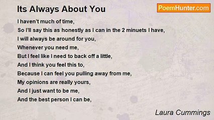 Laura Cummings - Its Always About You