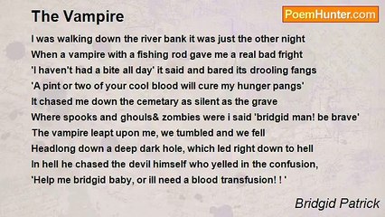 Bridgid Patrick - The Vampire