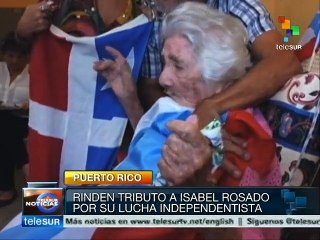 La combatiente puertorriqueña Isabel Rosado celebró 107 años de vida