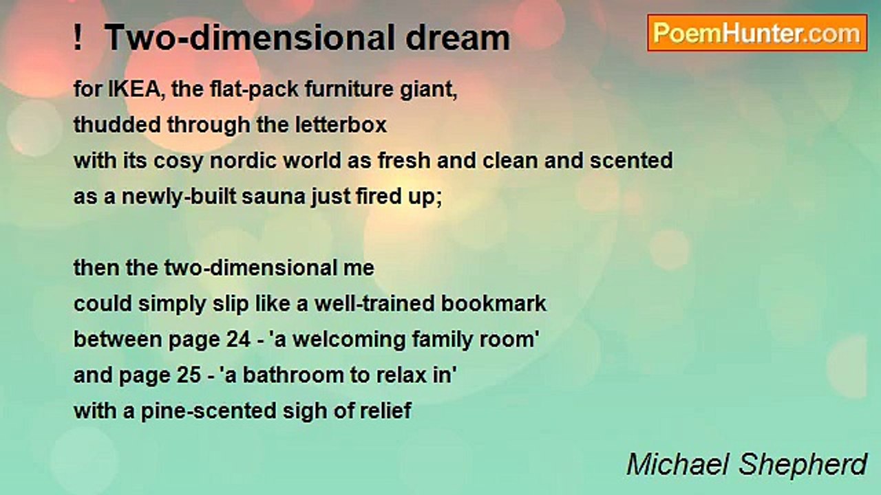 Michael Shepherd - !  Two-dimensional dream
