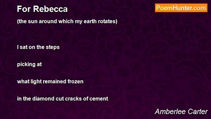 Amberlee Carter - For Rebecca