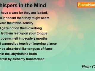Pete Crowther - Whispers in the Mind