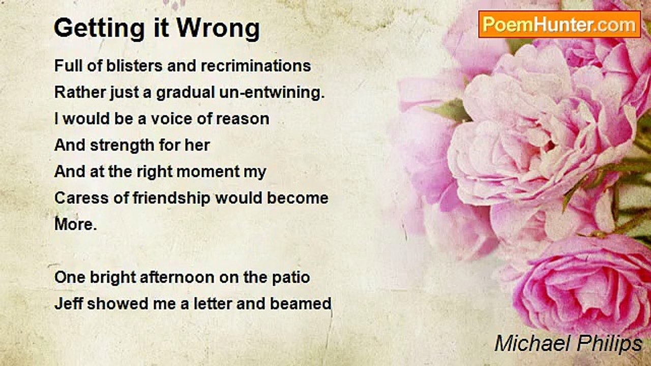 Michael Philips - Getting it Wrong