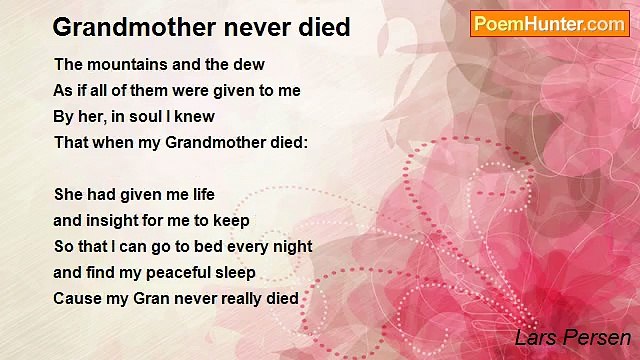 Lars Persen - Grandmother never died