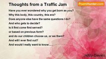 Jazzy Davies - Thoughts from a Traffic Jam