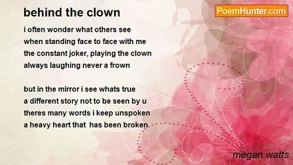 megan watts - behind the clown