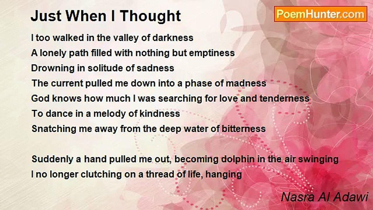 Nasra Al Adawi - Just When I Thought