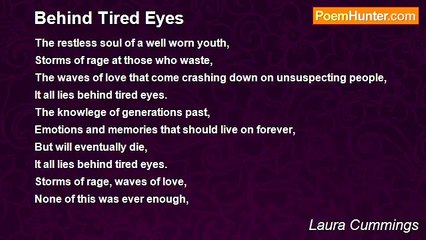 Laura Cummings - Behind Tired Eyes