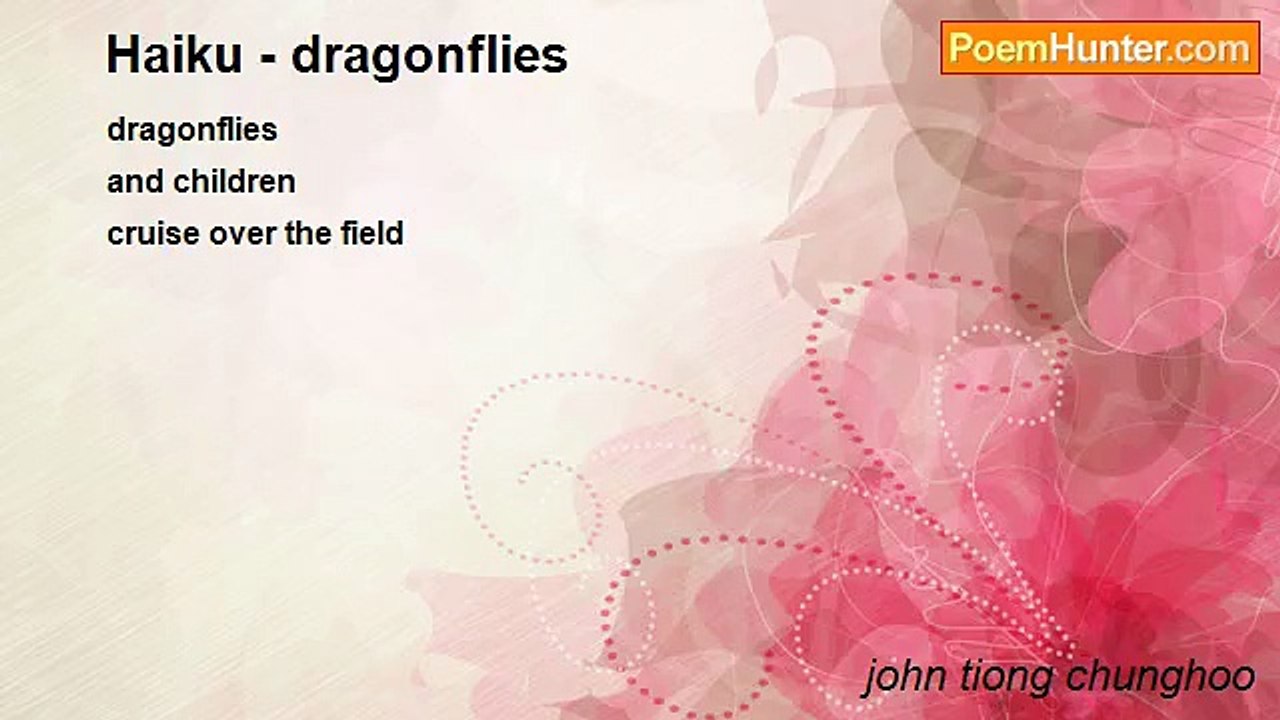 john tiong chunghoo - Haiku - dragonflies