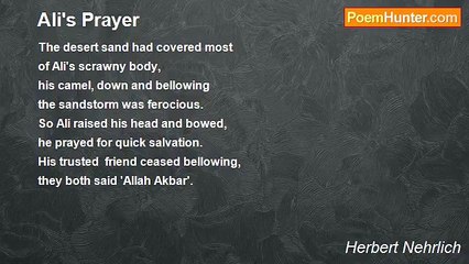 Herbert Nehrlich - Ali's Prayer