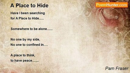 Pam Fraser - A Place to Hide