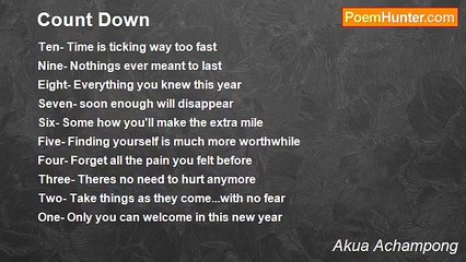 Akua Achampong - Count Down