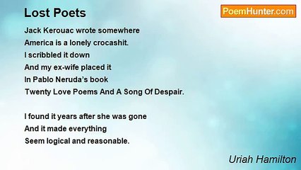Uriah Hamilton - Lost Poets