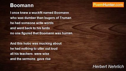 Herbert Nehrlich - Boomann