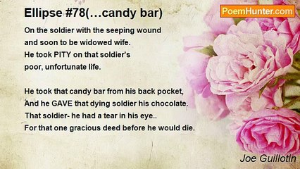 Joe Guillotin - Ellipse #78(…candy bar)