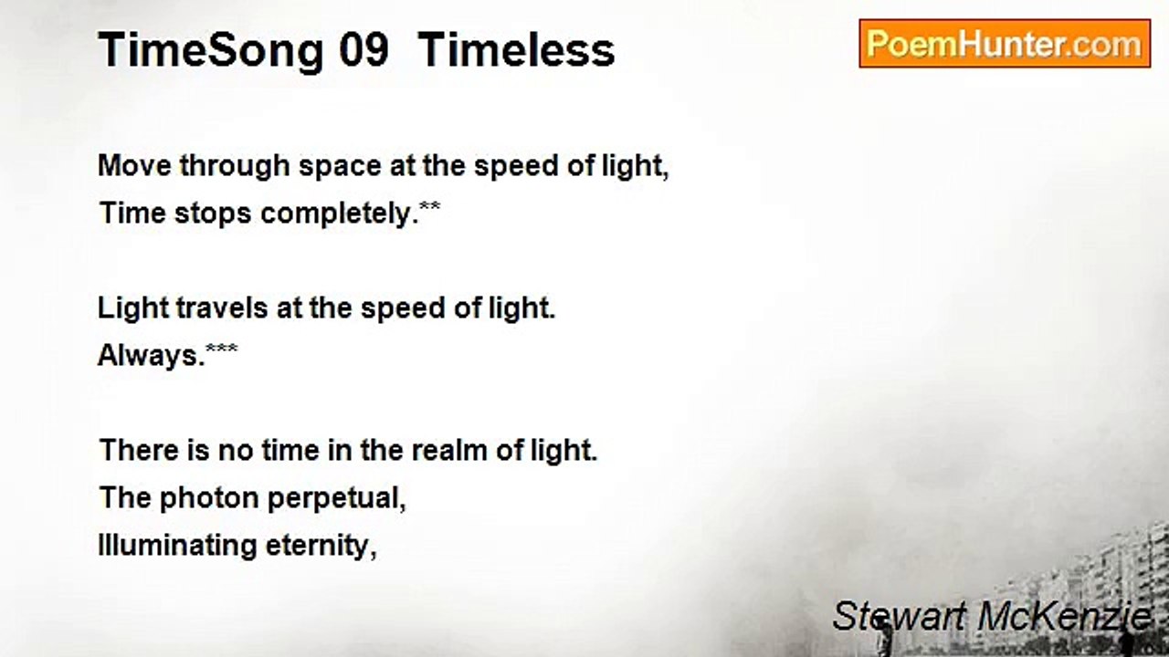 Stewart McKenzie - TimeSong 09  Timeless