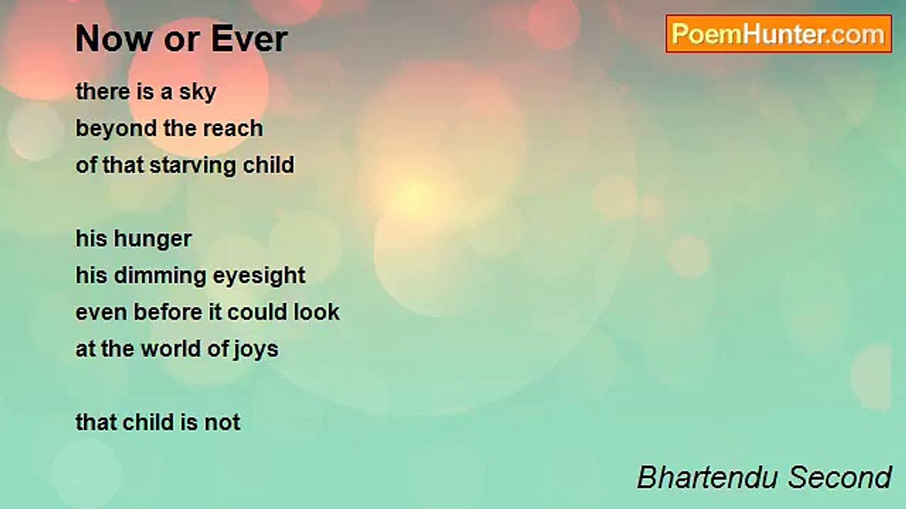 Bhartendu Second - Now or Ever