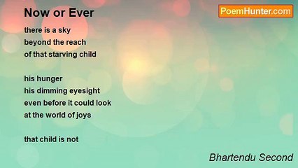 Bhartendu Second - Now or Ever