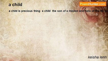keisha lenn - a child