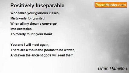 Uriah Hamilton - Positively Inseparable