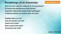 Jazzy Davies - Ponderings of an Insomniac