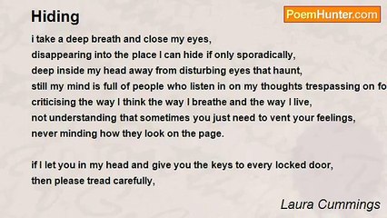 Laura Cummings - Hiding