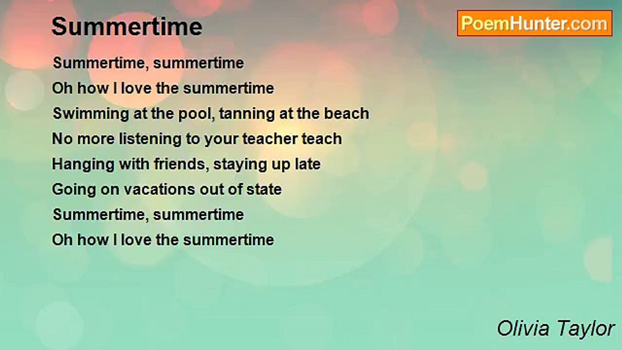 Olivia Taylor - Summertime