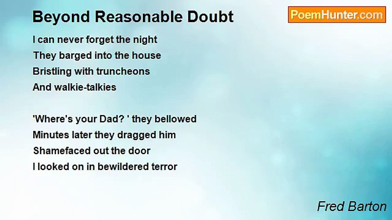 Fred Barton - Beyond Reasonable Doubt