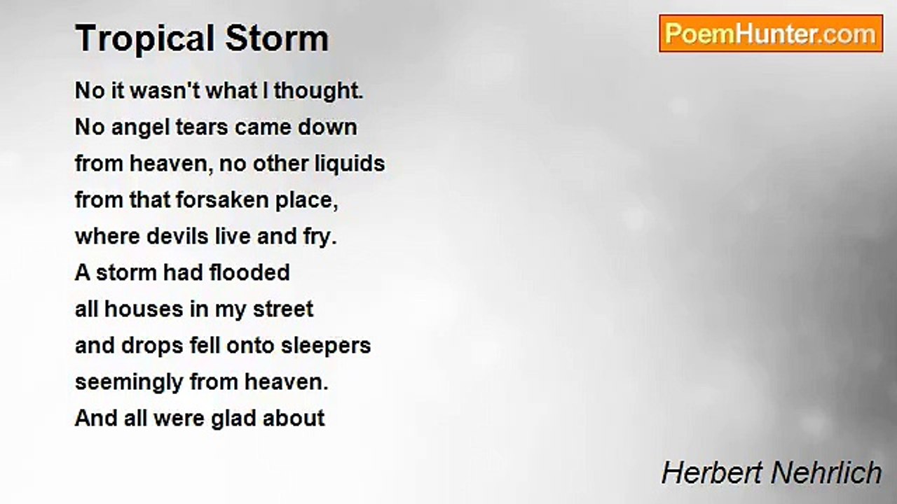 Herbert Nehrlich - Tropical Storm