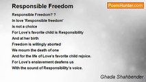 Ghada Shahbender - Responsible Freedom