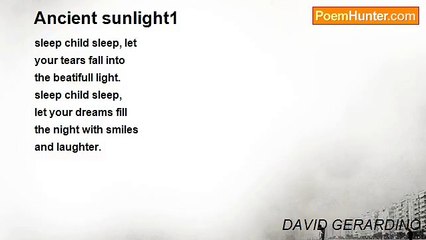 DAVID GERARDINO - Ancient sunlight1