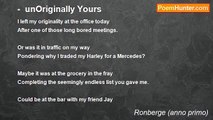 Ronberge (anno primo) - -  unOriginally Yours