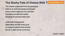 poem hater - The Slushy Fate of Cheese With The Mantis