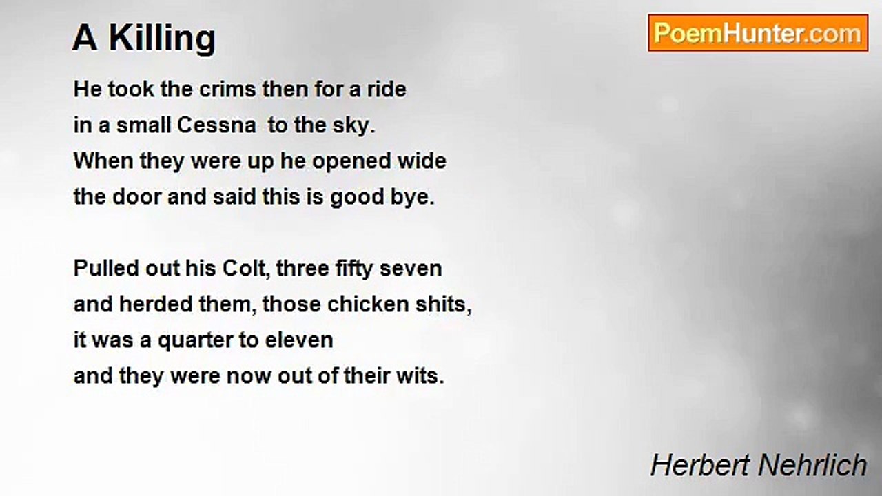 Herbert Nehrlich - A Killing