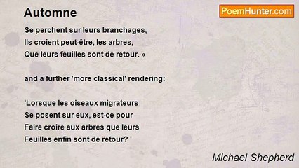 Michael Shepherd - Automne