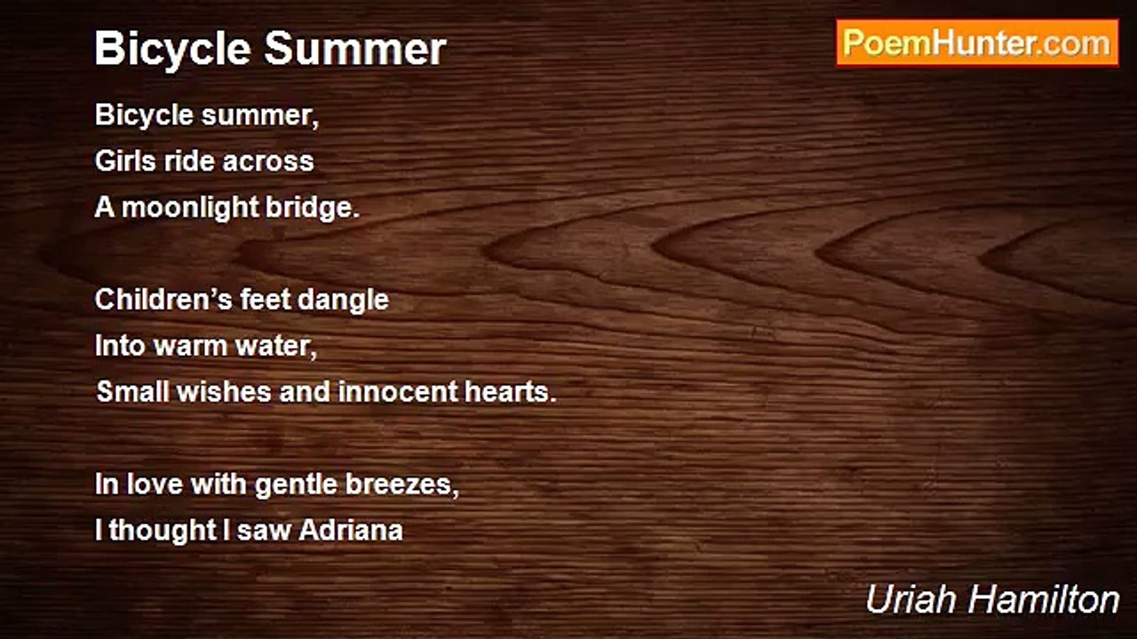 Uriah Hamilton - Bicycle Summer