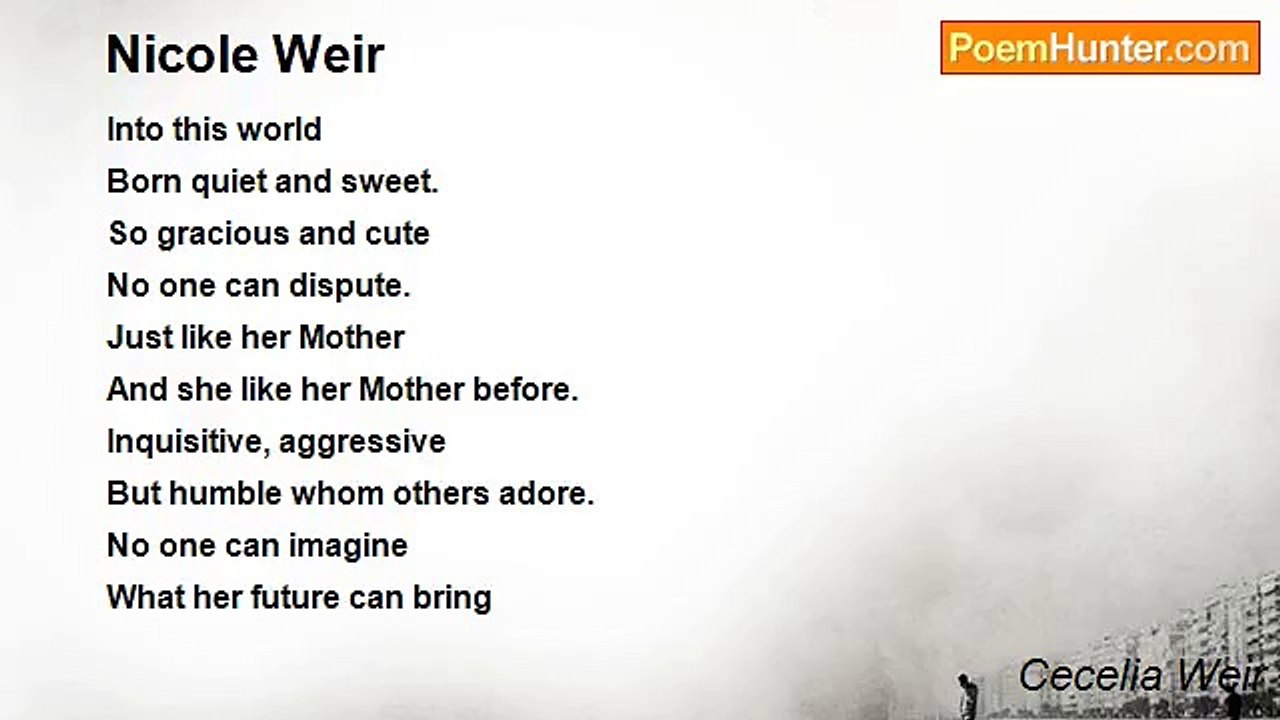 Cecelia Weir - Nicole Weir