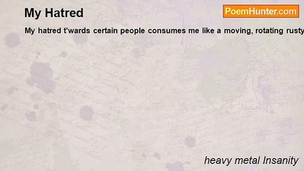 heavy metal Insanity - My Hatred