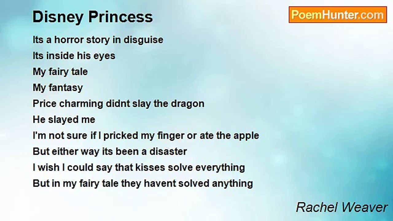 Rachel Weaver - Disney Princess