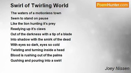 Joey Nissen - Swirl of Twirling World