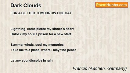 Francis (Aachen, Germany) - Dark Clouds